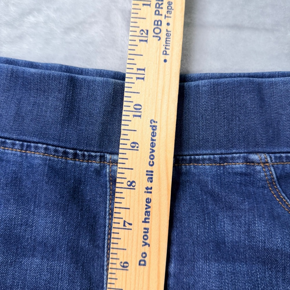 Talbots Flawless Pull-On Jegging Womens 10 x 29" Blue Denim Dark Wash Stretch - Picture 7 of 14